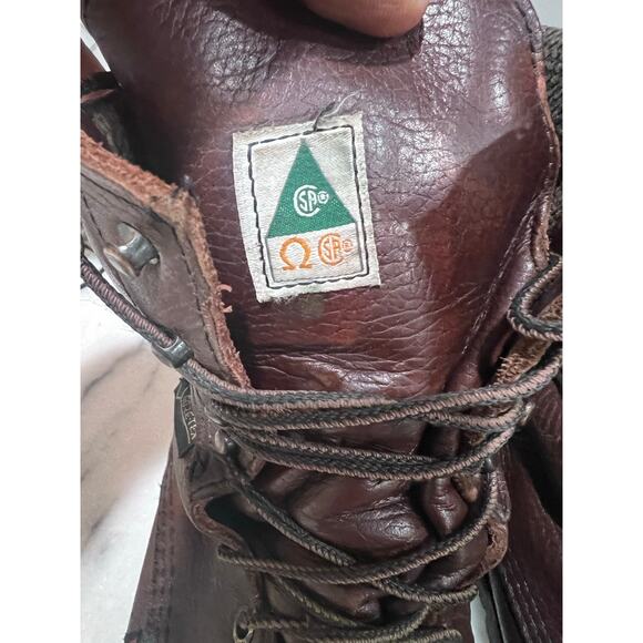 Red Wing 2414 Men’s 12B Gore-Tex Steel Toe EH Work Boots USA Made Brown Leather - Picture 3 of 16